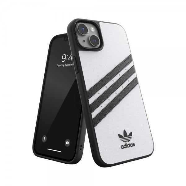 Adidas iPhone 14 Plus Skal 3 Stripes Snap Case Vit Svart