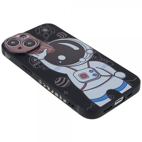 iPhone 14 Plus Skal Astronaut Svart Brun