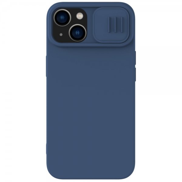 Nillkin iPhone 14 Plus Skal CamShield Silky MagSafe Blå