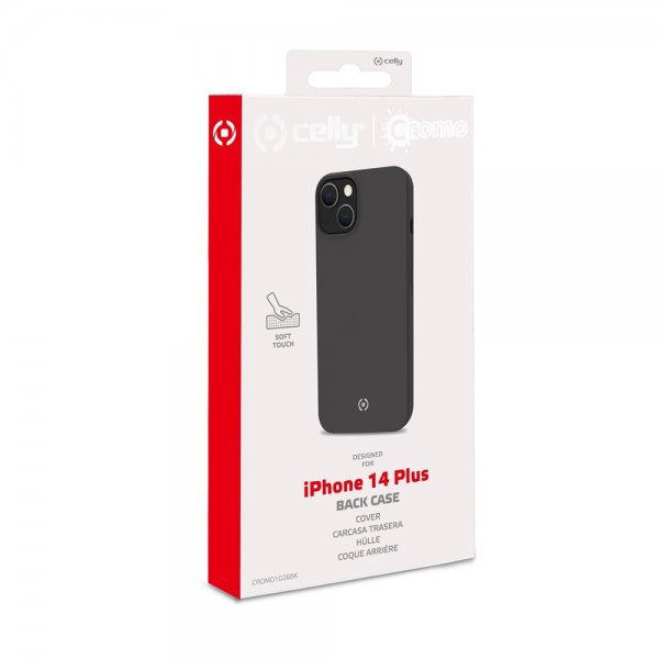 Celly iPhone 14 Plus Skal CROMO Svart