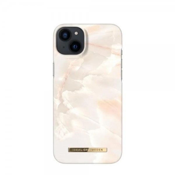 Ideal of Sweden iPhone 14 Plus Skal Fashion Case MagSafe Rose Pearl Marble