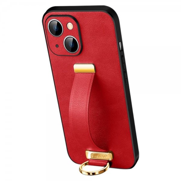 Sulada iPhone 14 Plus Skal Fashion Series Röd