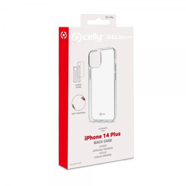 Celly iPhone 14 Plus Skal GELSKIN Transparent