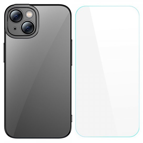 Baseus iPhone 14 Plus Skal Glitter Series Svart