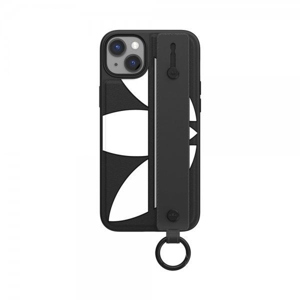 Adidas iPhone 14 Plus Skal Handstrap Case Svart Vit