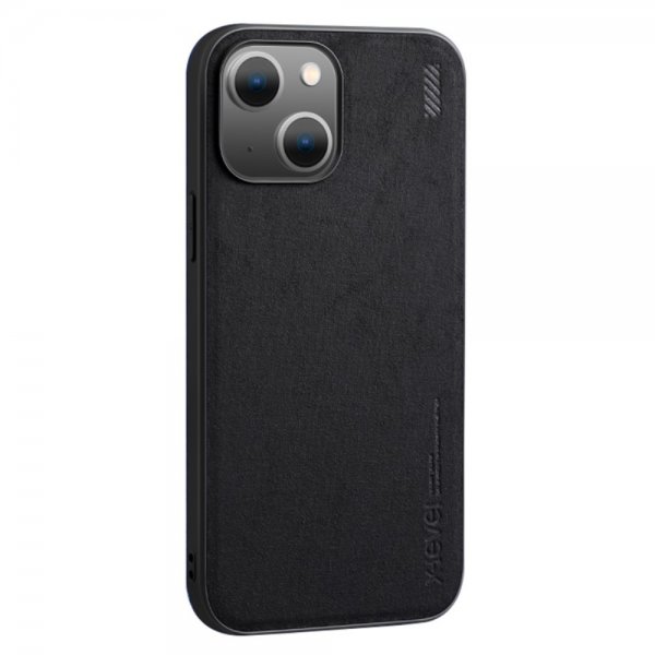 X-Level iPhone 14 Plus Skal Mockatextur Svart