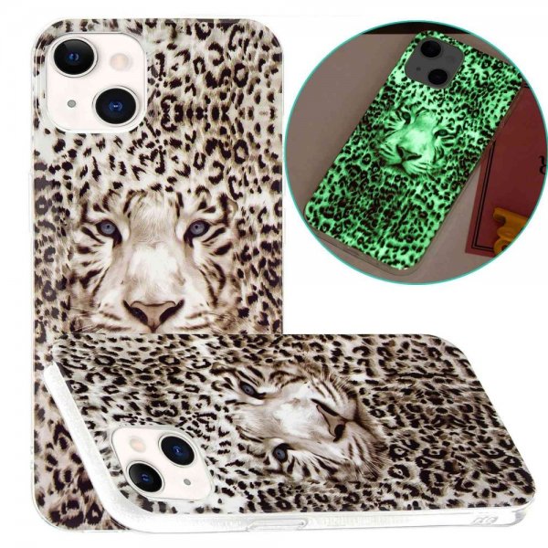 iPhone 14 Plus Skal Motiv Vit Tiger