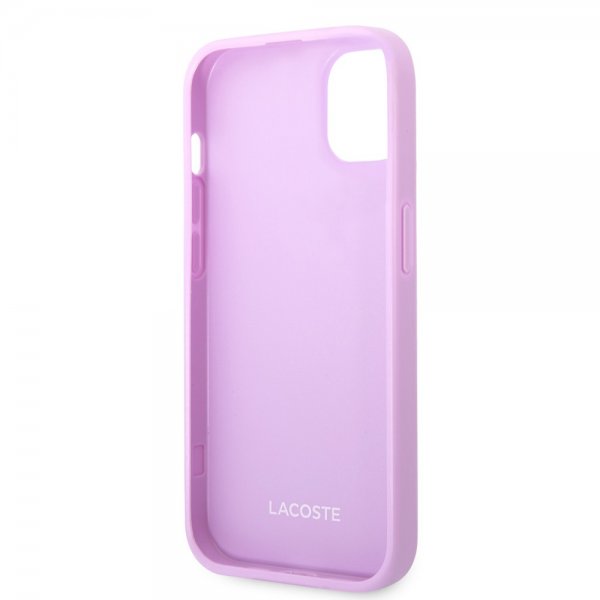 Lacoste iPhone 14 Plus Skal Petit Pique Logo Lila