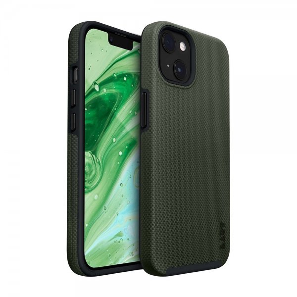 LAUT iPhone 14 Plus Skal Shield Olive