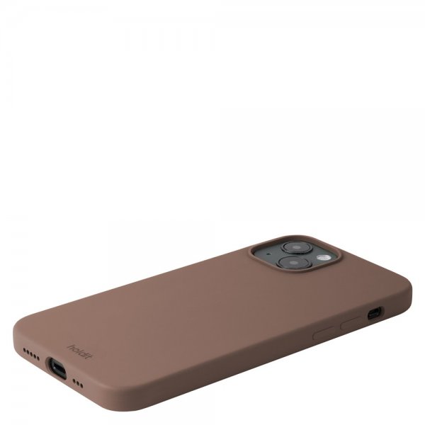 holdit iPhone 14 Plus Skal Silikon Dark Brown