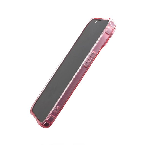iPhone 14 Plus Skal Korthållare Stöttåligt Rosa