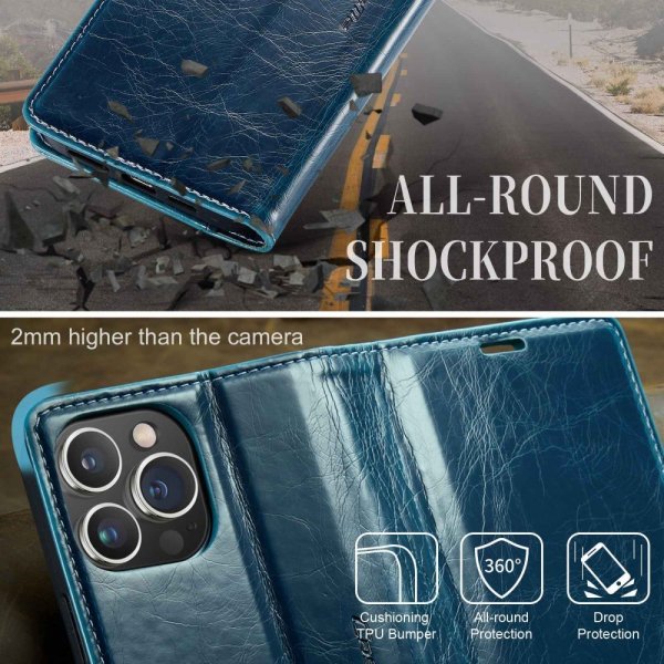 CaseMe iPhone 14 Pro Fodral 003 Series Petrol