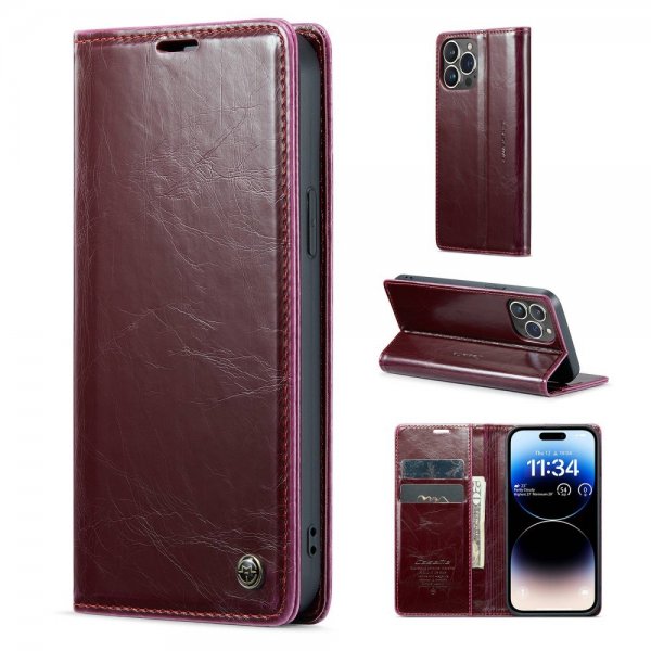 CaseMe iPhone 14 Pro Fodral 003 Series Röd