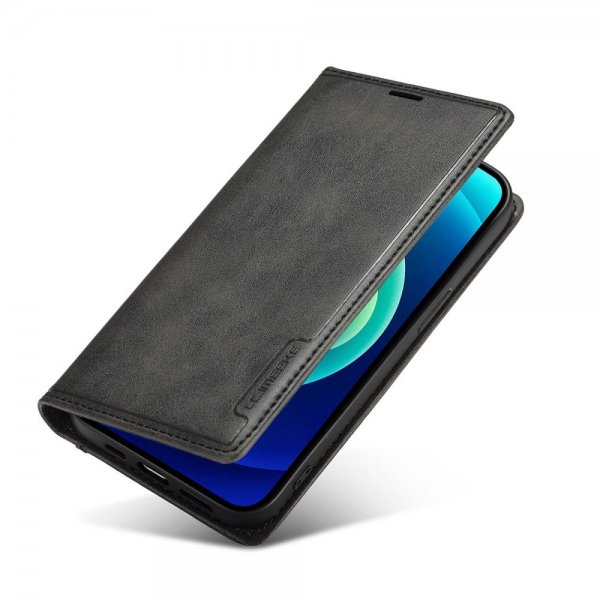 Lc.Imeeke iPhone 14 Pro Fodral Kortfack Utsida Svart
