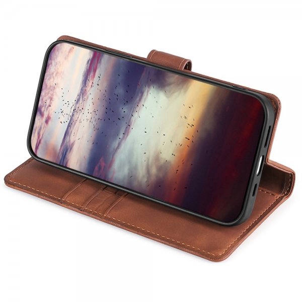 iPhone 14 Pro Fodral Krokodilmönster Brun