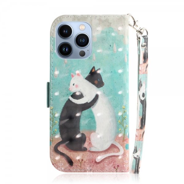 iPhone 14 Pro Fodral Motiv Två Katter