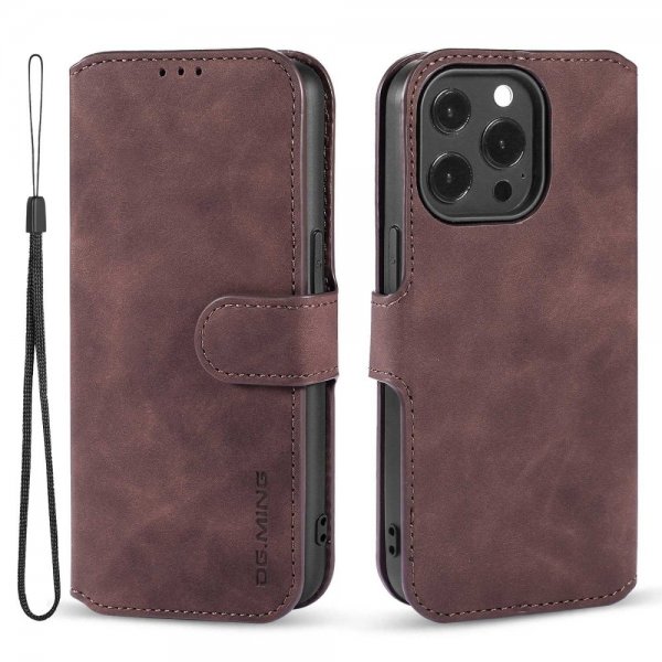 Dg.Ming iPhone 14 Pro Fodral Retro Kaffe