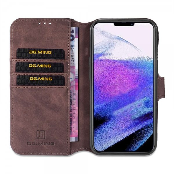 Dg.Ming iPhone 14 Pro Fodral Retro Kaffe