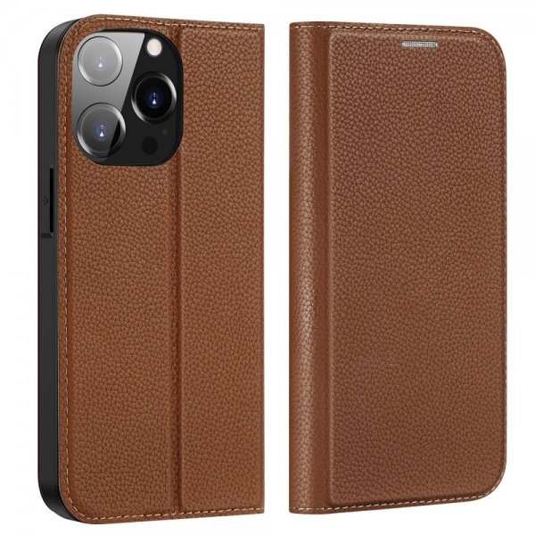 Dux Ducis iPhone 14 Pro Fodral Skin X2 Series Brun