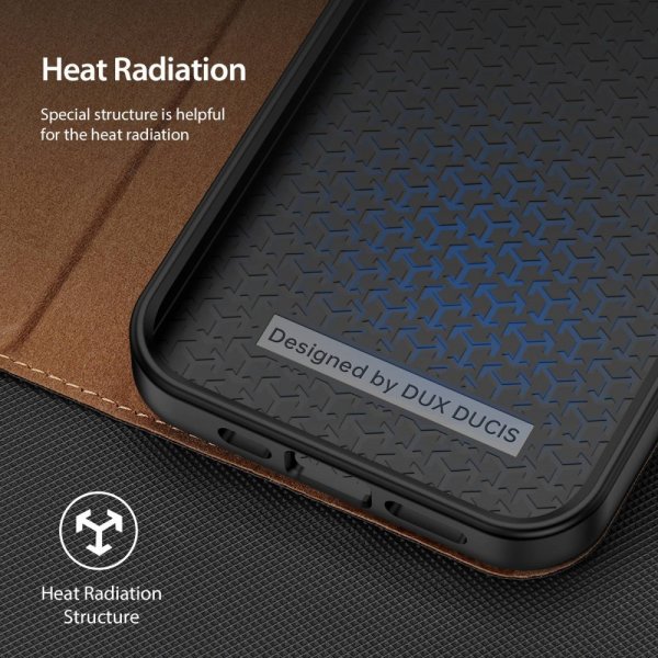 Dux Ducis iPhone 14 Pro Fodral Skin X2 Series Brun