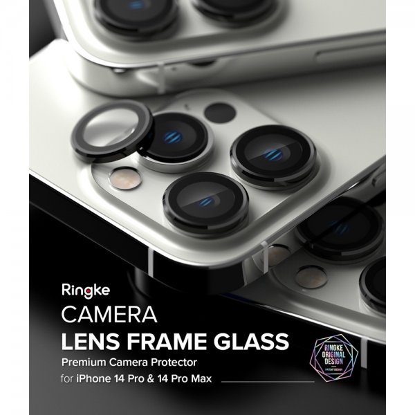 Ringke iPhone 14 Pro/iPhone 14 Pro Max Kameraskydd Camera Lens Frame Svart
