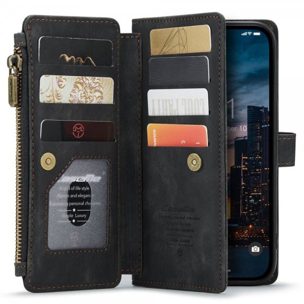 CaseMe iPhone 14 Pro Max Fodral C30 Series Svart