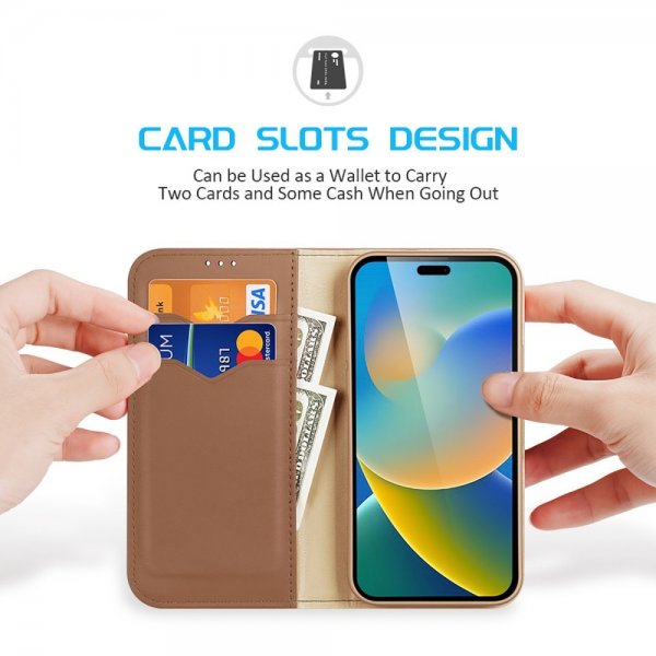 Dux Ducis iPhone 14 Pro Max Fodral Hivo Series Brun