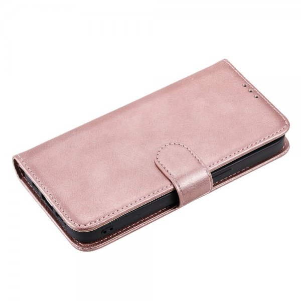 iPhone 14 Pro Max Fodral med Löstagbart Skal KT Leather Series-3 Roseguld