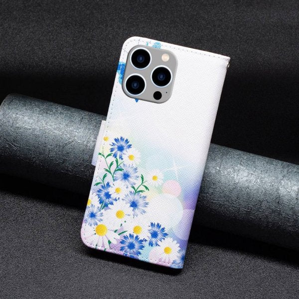 iPhone 14 Pro Max Fodral Motiv Fjärilar och Blommor