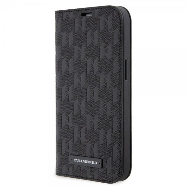 Karl Lagerfeld iPhone 14 Pro Max Fodral Saffiano Monogram Svart
