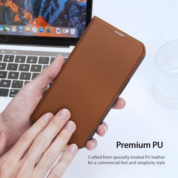 Dux Ducis iPhone 14 Pro Max Fodral Skin X2 Series Brun