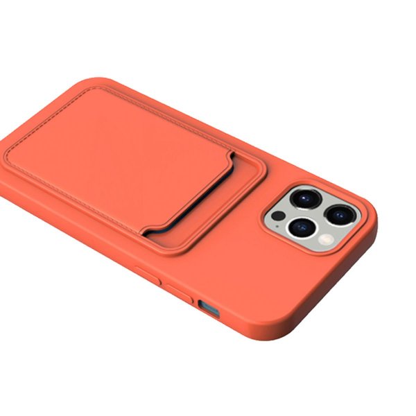 iPhone 14 Pro Max Skal Korthållare Orange