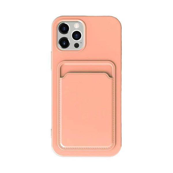 iPhone 14 Pro Max Skal Korthållare Rosa