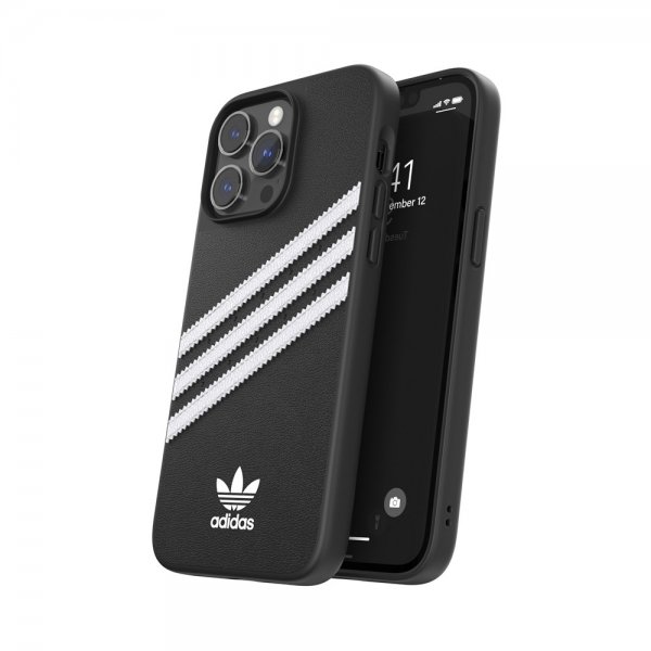 Adidas iPhone 14 Pro Max Skal 3 Stripes Snap Case Svart Vit