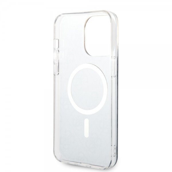 Guess iPhone 14 Pro Max Skal 4G Pattern MagSafe Svart