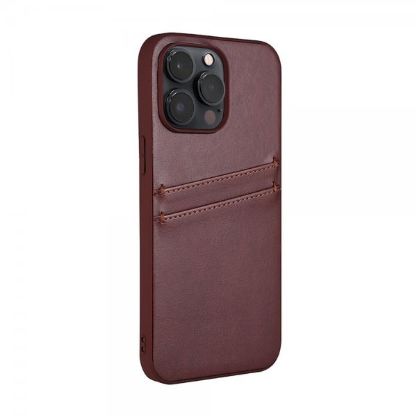 Buffalo iPhone 14 Pro Max Skal Backcover with Card Slots Brun