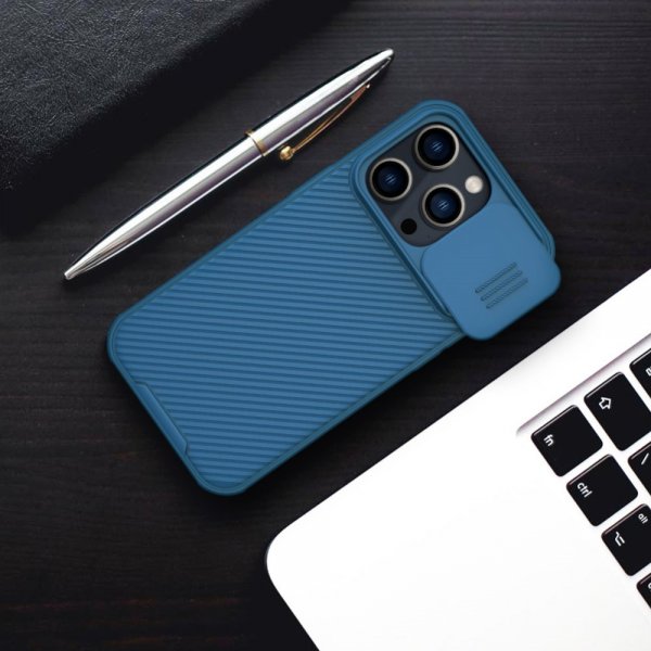 Nillkin iPhone 14 Pro Max Skal CamShield Blå
