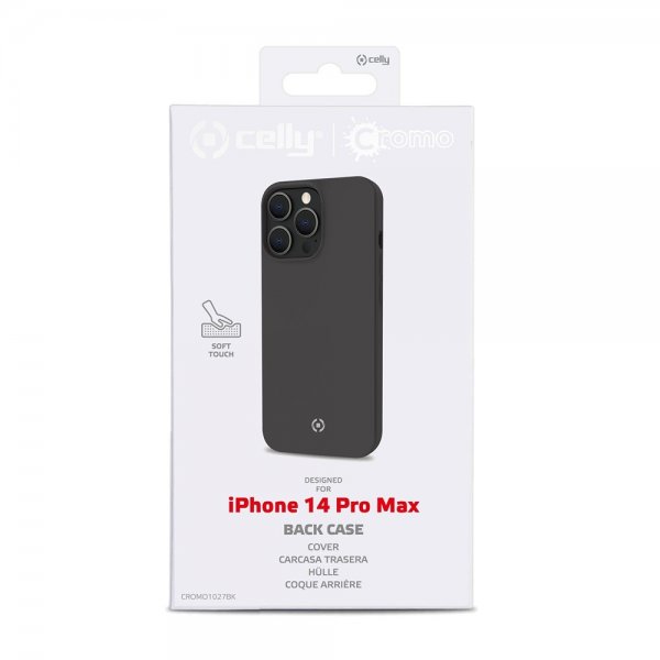 Celly iPhone 14 Pro Max Skal CROMO Svart