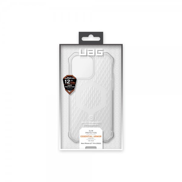 Urban Armor Gear (UAG) iPhone 14 Pro Max Skal Essential Armor MagSafe Frosted Ice