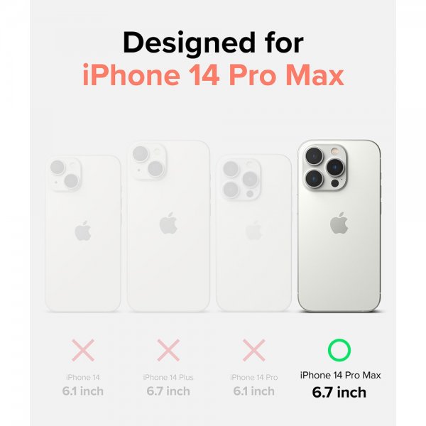 Ringke iPhone 14 Pro Max Skal Fusion Design Floral