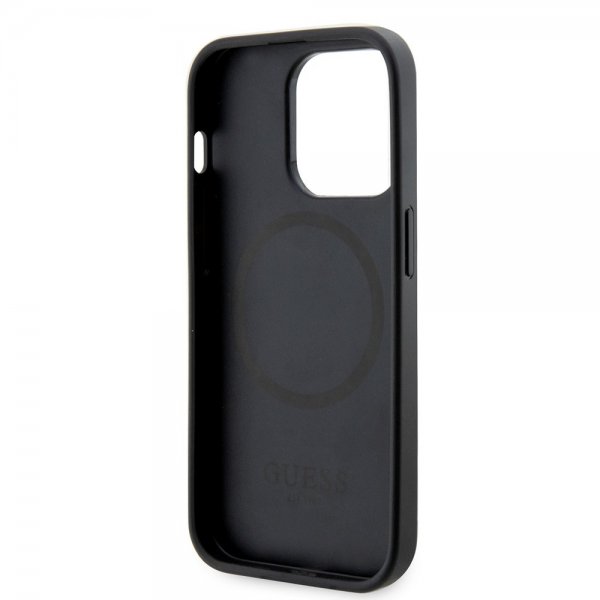 Guess iPhone 14 Pro Max Skal G Cube MagSafe Svart