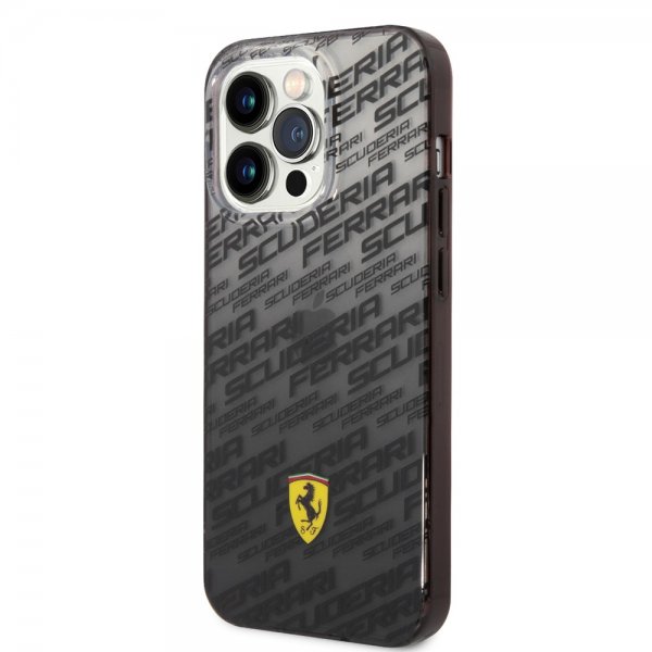 Ferrari iPhone 14 Pro Max Skal Gradient Scuderia Svart