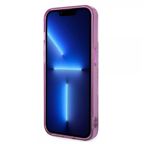 Guess iPhone 14 Pro Max Skal Jungle Rosa