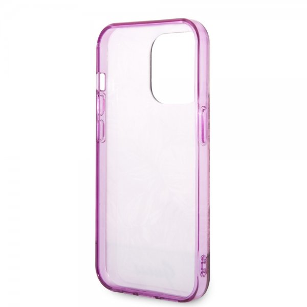 Guess iPhone 14 Pro Max Skal Jungle Rosa