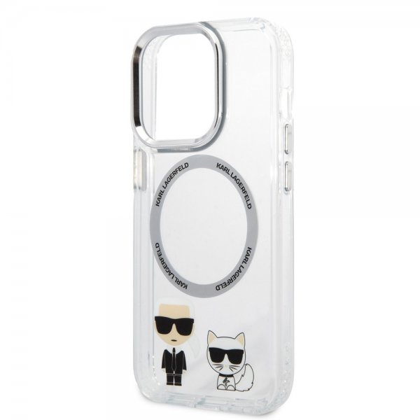 Karl Lagerfeld iPhone 14 Pro Max Skal Karl & Choupette MagSafe Transparent
