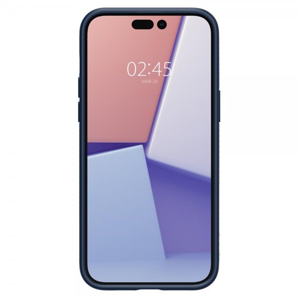 Spigen iPhone 14 Pro Max Skal Liquid Air Navy Blue