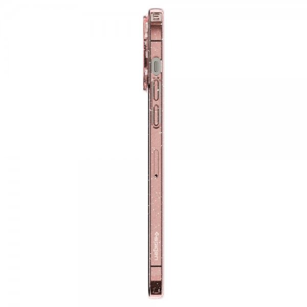 Spigen iPhone 14 Pro Max Skal Liquid Crystal Glitter Rose Quartz