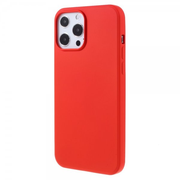 X-Level iPhone 14 Pro Max Skal Liquid Silicone Röd