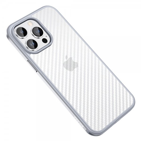 Sulada iPhone 14 Pro Max Skal Luxury Series Silver