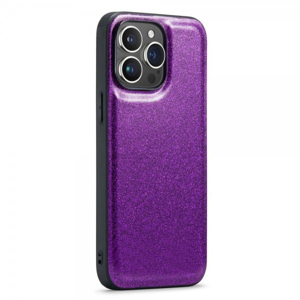 Dg.Ming iPhone 14 Pro Max Skal M3 Series Löstagbar Korthållare Lila